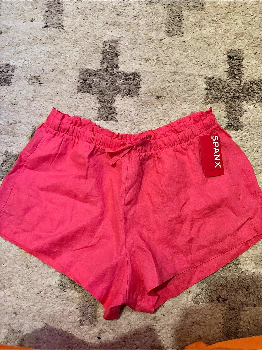 SPANX AirEssentials Shorts Pink Shorts Size Medium NWT